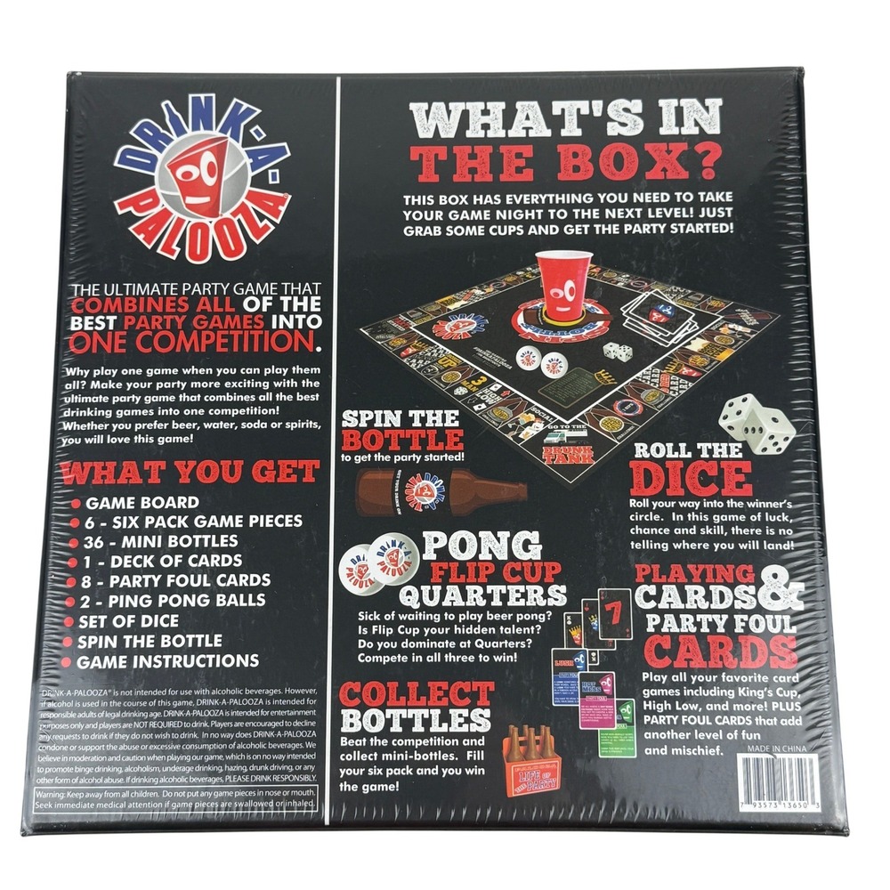 DRINK-A-PALOOZA‎ The Ultimate Party Game Box Set - Picture 2 of 2
